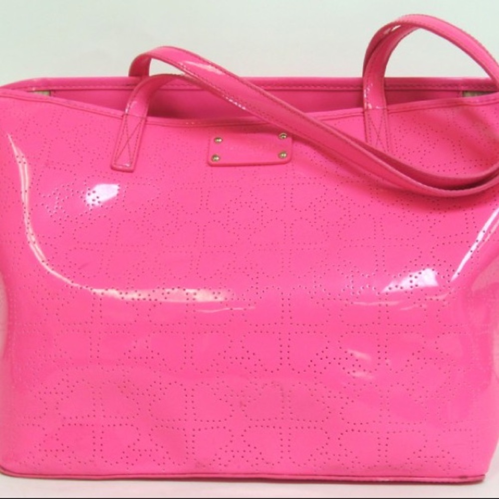 Neon Pink Kate Spade Tote Bag